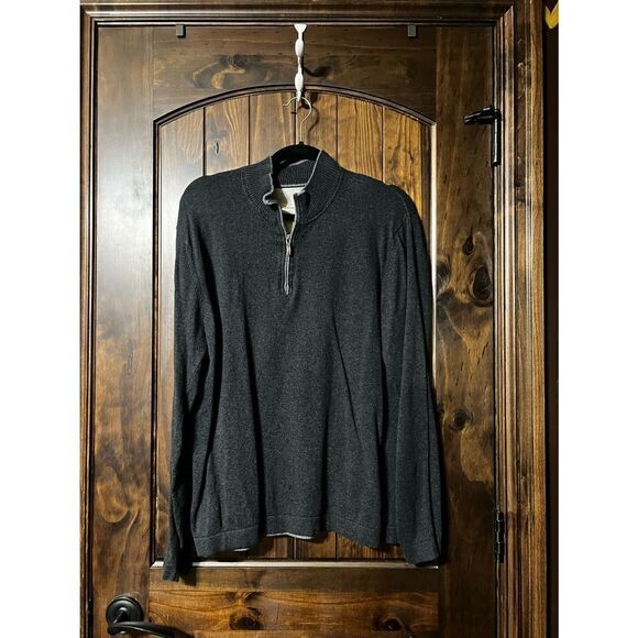 Tommy Bahama Pullover Half Zip Cashmere Sweater Size L - Picture 1 of 3